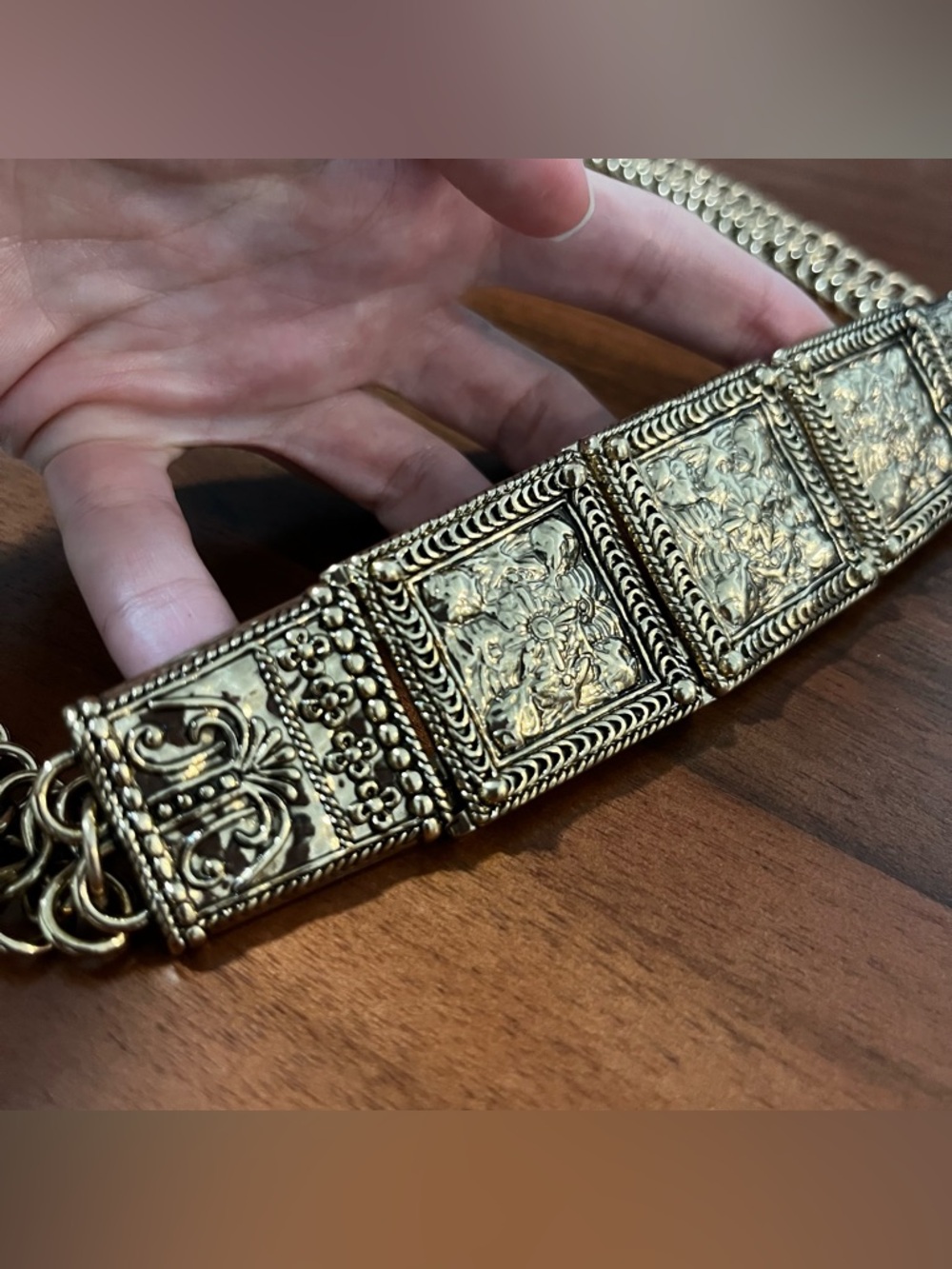 Zara Gold Chain Belt - Picture 10 of 15